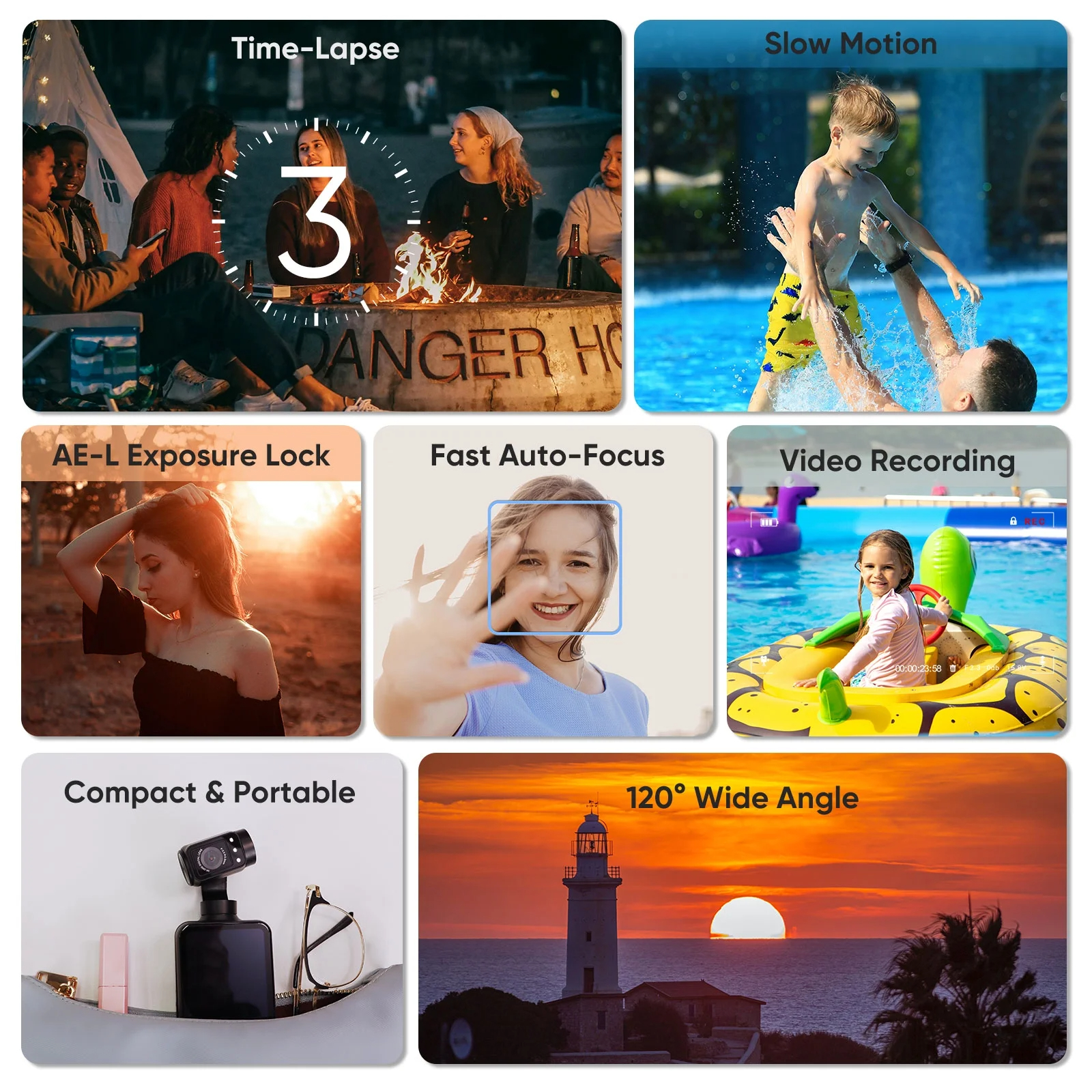 ORDRO M5 Video Camera Vlogging Camcorder 5K 3-Axis Stabilization Handheld Camera for Photography