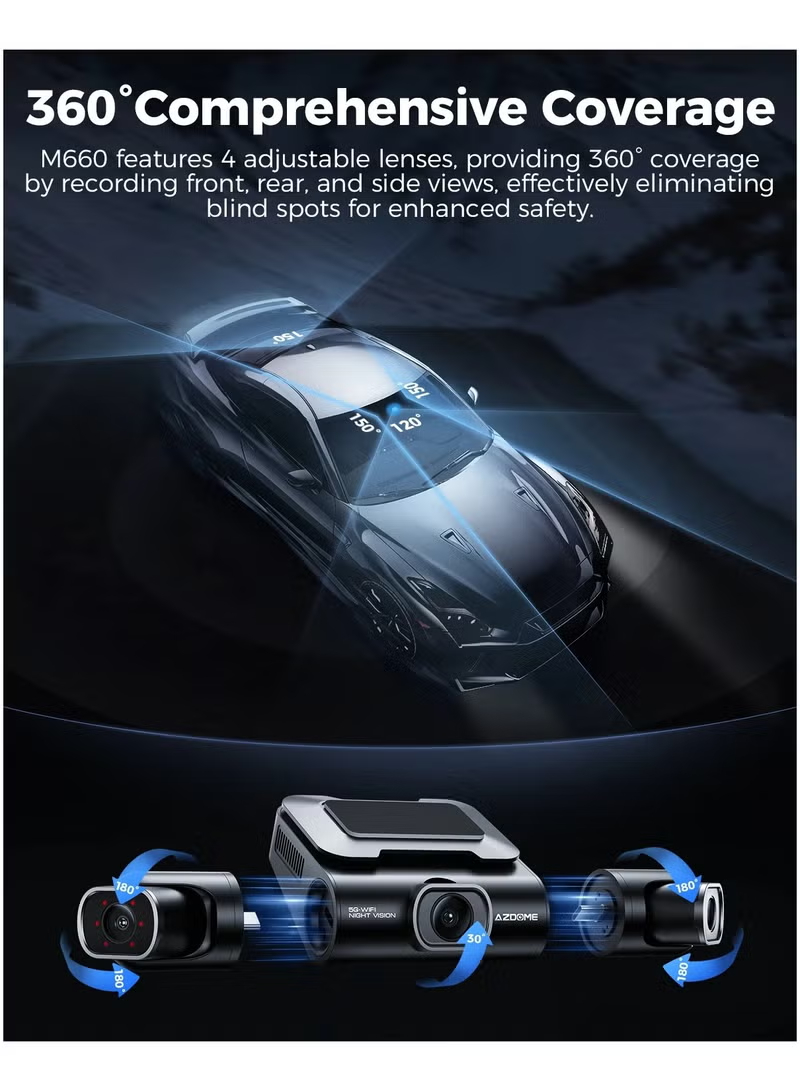 أزدوم داش كام 4K M660 - أحدث إصدار داش كام أزدوم داش كام 4K M660 - أحدث إصدار داش كام