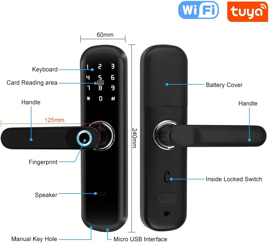 Serratura intelligente certificata ASA: design con tessera cinque in uno, con funzioni quali autenticazione biometrica, firma digitale, accesso senza chiave e Bluetooth. Prodotto in Italia.
